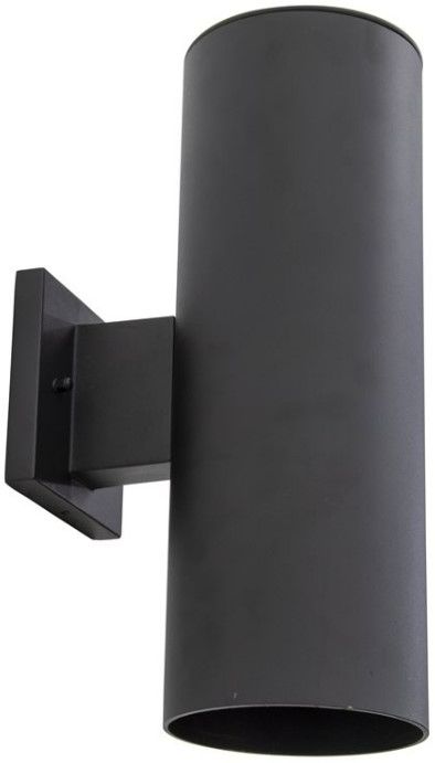 YHD Hillsdale Matte Black 2-Light Exterior Lighting-2