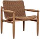 Uttermost® Sumba Golden Flax Wicker/Wood Indoor-Outdoor Lounge Chair-0
