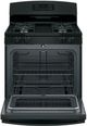 GE® 30" Black Freestanding Gas Range-3