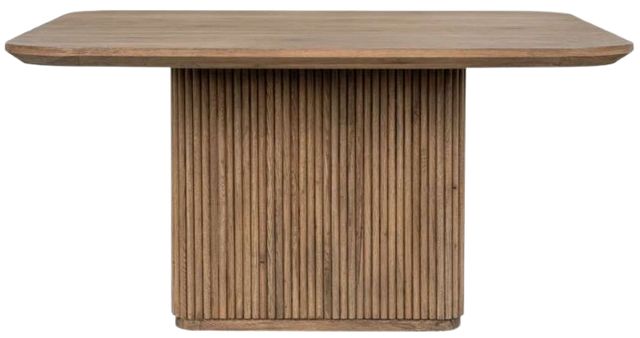 Classic Home Vander Tawny Brown Square Dining Table-2
