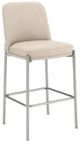 Modus Furniture Crossroads 2.0 Dion Brushed Nickel/Camel Upholstered Bar Stool-0