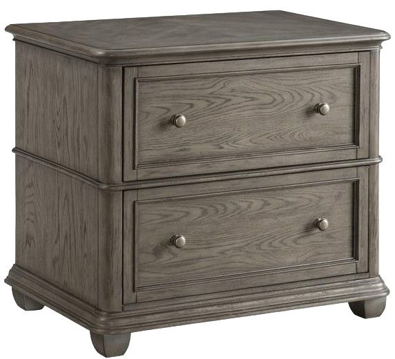 Riverside Furniture Sloane Gray Wash Lateral File Cabinet-0