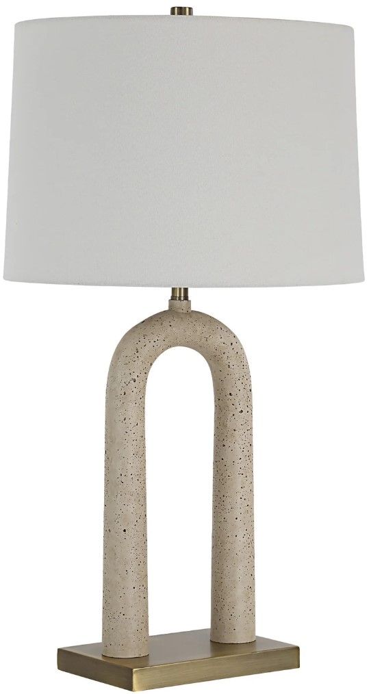 Renwil® Everren Primula Beige Table Lamp-0
