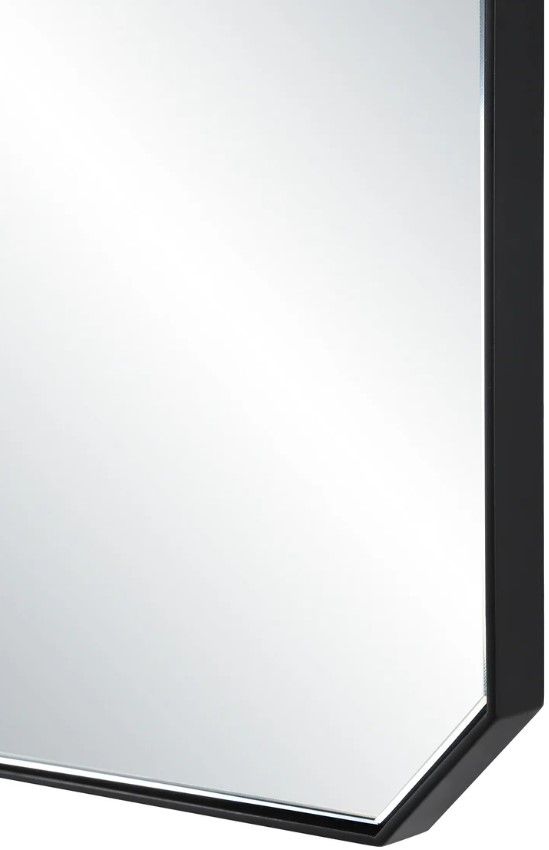 Renwil® Jace Matte Black Accent Mirror-4