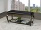 Brassex Inc. Espresso Accent Bench-2