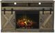 Legends Home Farmhouse Barnwood 66" Fireplace Console-1
