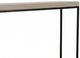 Sunny Designs™ Jax Beige Large Console Table with Black Base-4