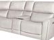 iPowr Cappriccio 6-Piece Dove Triple Power Reclining Sectional-4