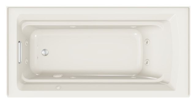 KOHLER® Archer® Biscuit 72" x 36" Alcove Whirlpool Bath - Left Drain-2