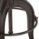 Home Trends & Design Industrial Teak Natural Patina Adjustable Stool-2