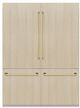 ZLINE Autograph Edition 60 in. 32.2 Cu. Ft. Panel Ready Built In French Door Refrigerator with Graphite Gray Interior and Champagne Bronze Accents-0