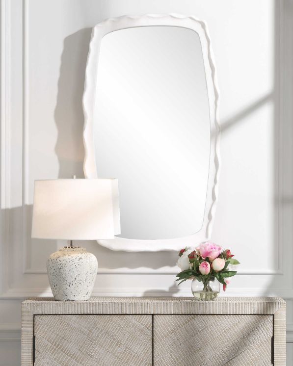 Uttermost® Marbella White Mirror-2