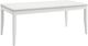 Elements International Diedra White Rectangular Dining Table with 18" Leaf-0