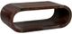 Porter International Designs Ellipse Brown Coffee Table-0
