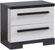 Crown Mark Remington Black/White Nightstand-0