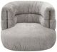 VIG Furniture Divani Casa Shay Gray Fabric Accent Chair and Ottoman-2