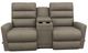 La-Z-Boy® Liam Mushroom Manual Wall Reclining Loveseat with Console-1