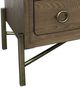 Bernards Elure Latte 2-Drawer Nightstand-2