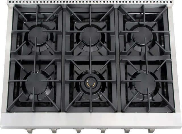 Thor Kitchen® Professional 36" Stainless Steel Gas Rangetop-2