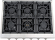 Thor Kitchen® Professional 36" Stainless Steel Gas Rangetop-3