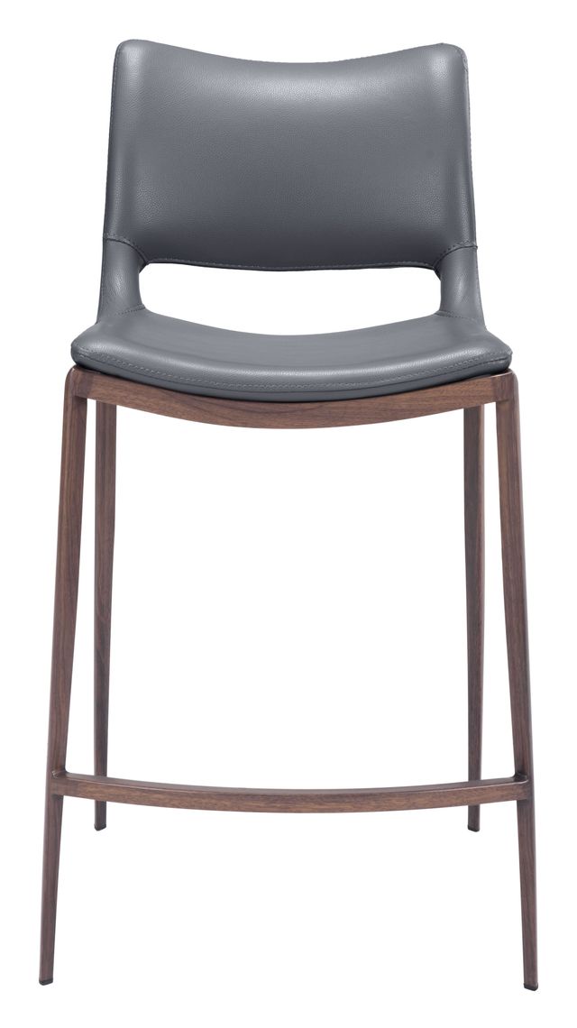 Zuo® Modern Ace Dark Gray Counter Chair-0