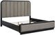 Signature Design by Ashley® Rowanbeck Black/Gray California King Upholstered Panel Bed-3