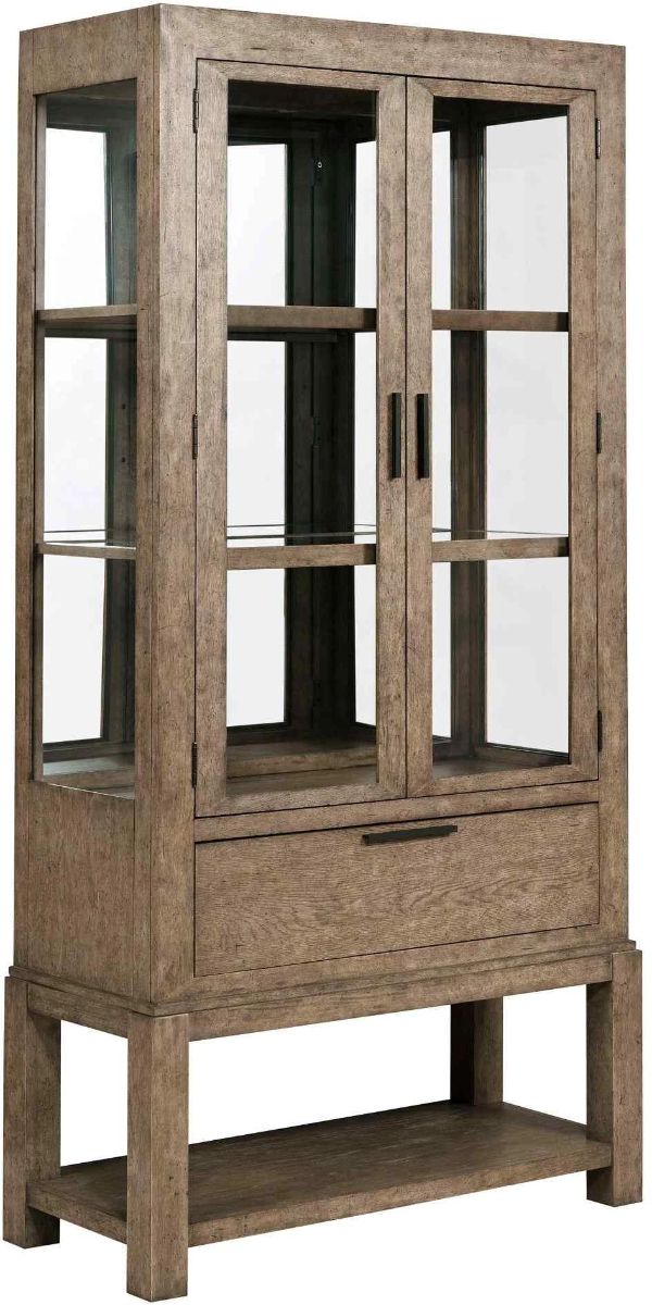 American Drew® Skyline Potter Brown Display Cabinet-0