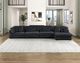 Homelegance® Traverse 4-Piece Black Modular Sectional with Reversible Chaise-1