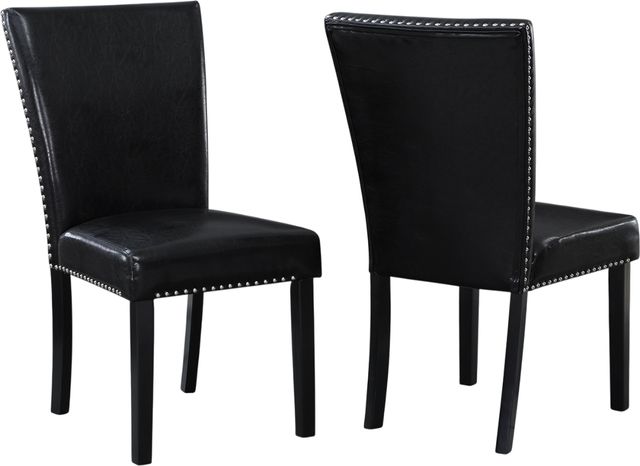 Crown Mark Tanner Black Side Chair-3