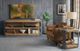 Riverside Furniture Zenith Gilt Truffle/Ginger Entertainment Console-5
