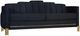 New Classic® Home Furnishings Empire Midnight Black Sofa-0