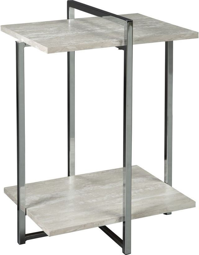 Signature Design by Ashley® Bodalli 2-Piece Chrome/Ivory Living Room Table Set-2