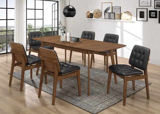 Coaster® Redbridge Natural Walnut Dining Table-2