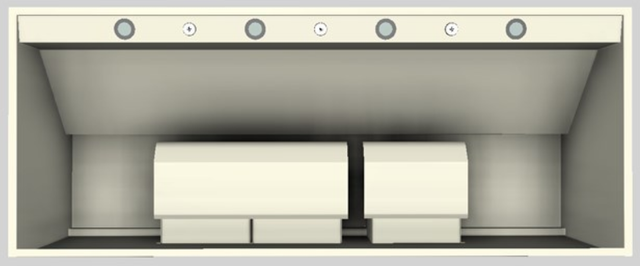 Vent-A-Hood® 60" Biscuit Wall Mounted Range Hood-2