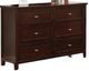 Furniture of America® Brogan Brown Cherry Dresser-0