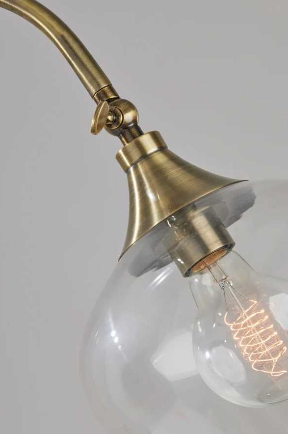 Adesso® Bradford Antique Brass Floor Lamp-1