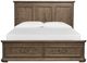 Magnussen Home® Adler Court Florentine Walnut King Panel Storage Bed-2