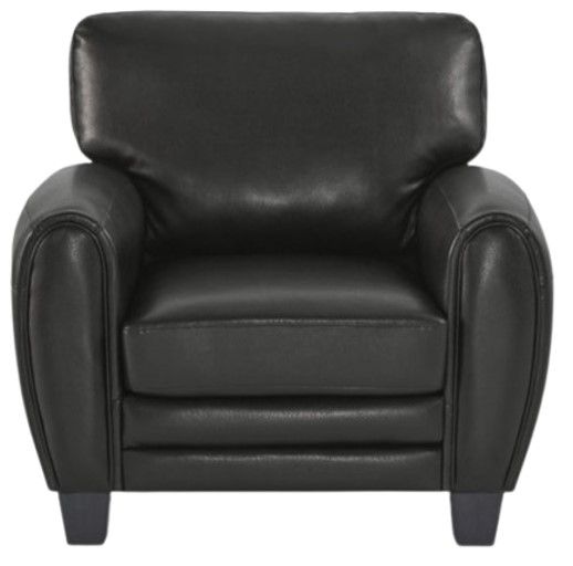 Homelegance® Rubin Black Chair-2