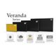 SunBriteTV® Veranda Series Black 43" LED HDR 4K UltraHD Outdoor TV-3