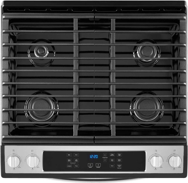Whirlpool® 30" Stainless Steel Freestanding Gas Range-5