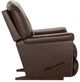 La-Z-Boy® Maverick Dark Chocolate Leather Manual Rocking Recliner-3