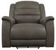 La-Z-Boy® Redwood Slate Power Wall Recliner with Headrest and Lumbar-1