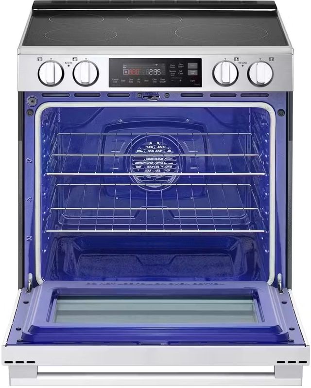 LG 30" PrintProof® Stainless Steel Smart Slide-In Induction Range with ProBake Convection®-2
