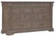 Pulaski™ Hickory Creek Natural Bark 10-Drawer Dresser-0