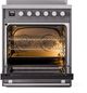 Ilve® Professional Plus II 30" Graphite Matte Pro Style Induction Range-3