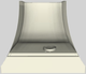 Vent-A-Hood® Designer Series 36" Biscuit Wall Mounted Range Hood-3