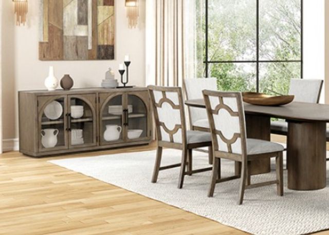 Furniture of America® Clements Oak Server-1