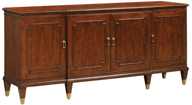 American Drew® Addison Andover Breakfront Cherry/Walnut Buffet-0