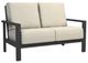 Homecrest™ Outdoor Living Customizable Elements Cushion Aluminum/Fabric Outdoor Loveseat-0