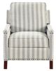 Homelegance® Landrum Beige/Grayish Blue Push Back Manual Reclining Chair-2